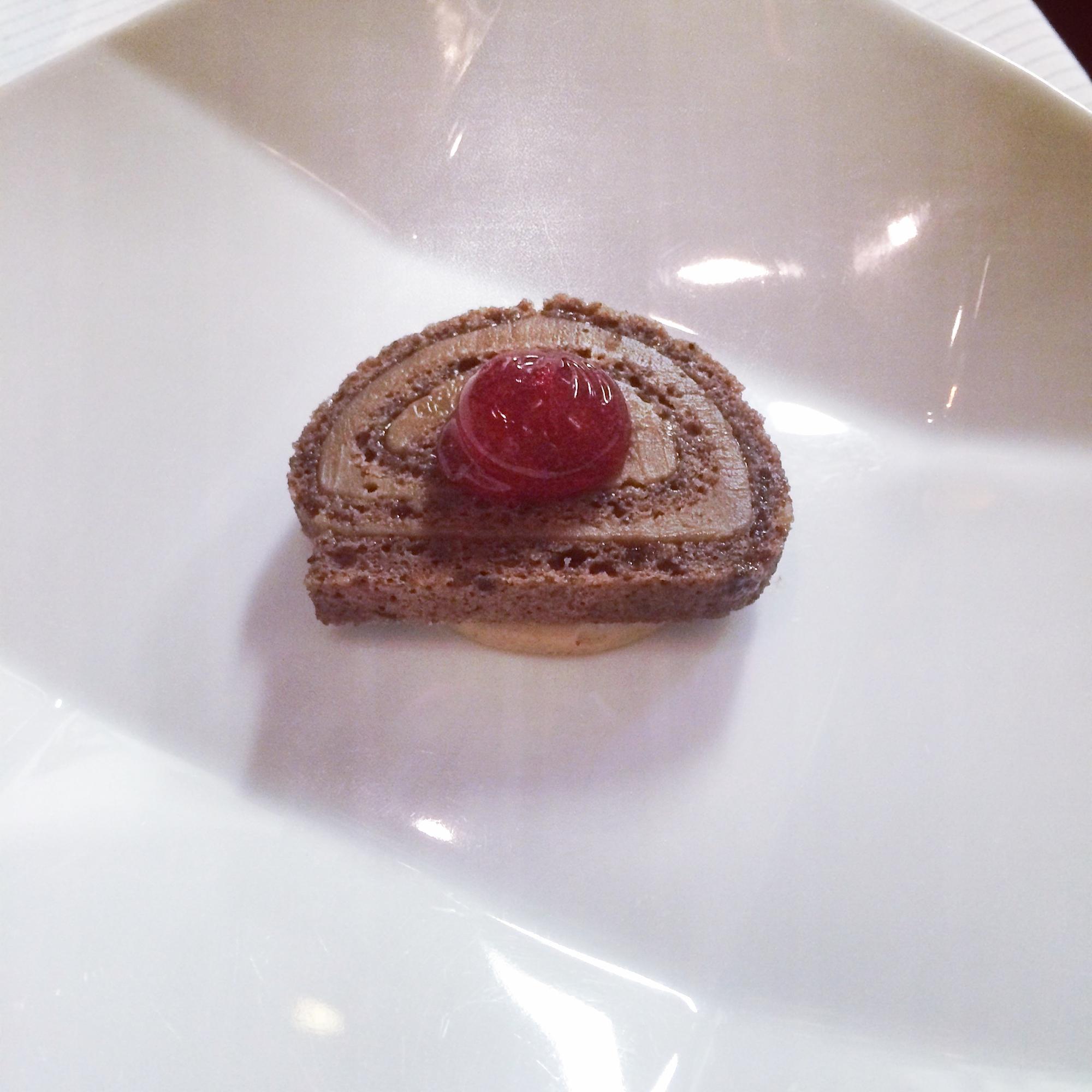 Close-up artisanal pastry